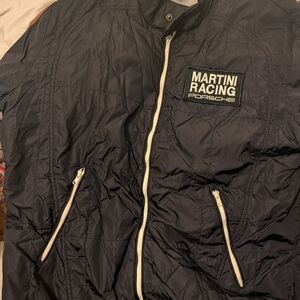 Martini Racing Men's Windbreaker Blue Jacket Small